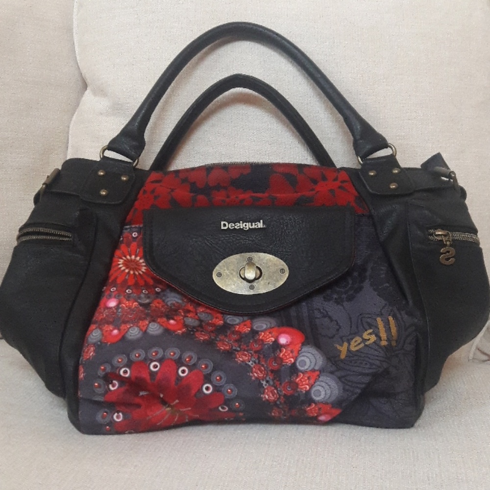 Desigual leather handbag